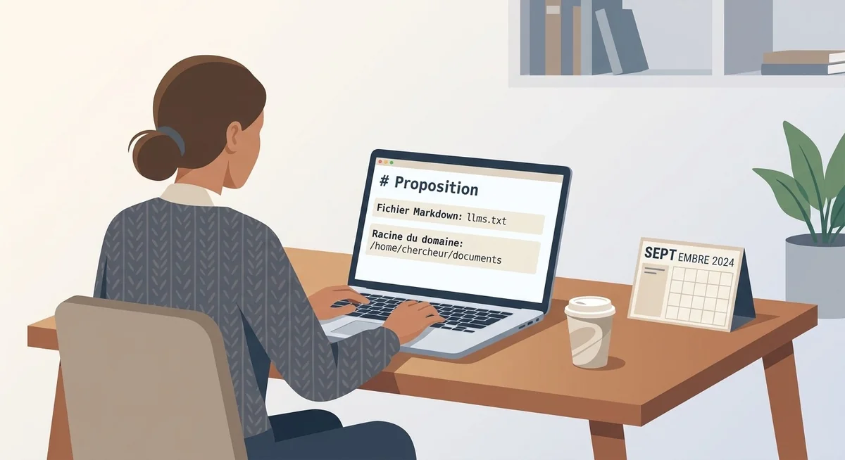 Jeremy Howard Answer.AI proposition llms.txt septembre 2024 Représentation de la proposition llms.txt par Jeremy Howard d'Answer.AI en septembre 2024