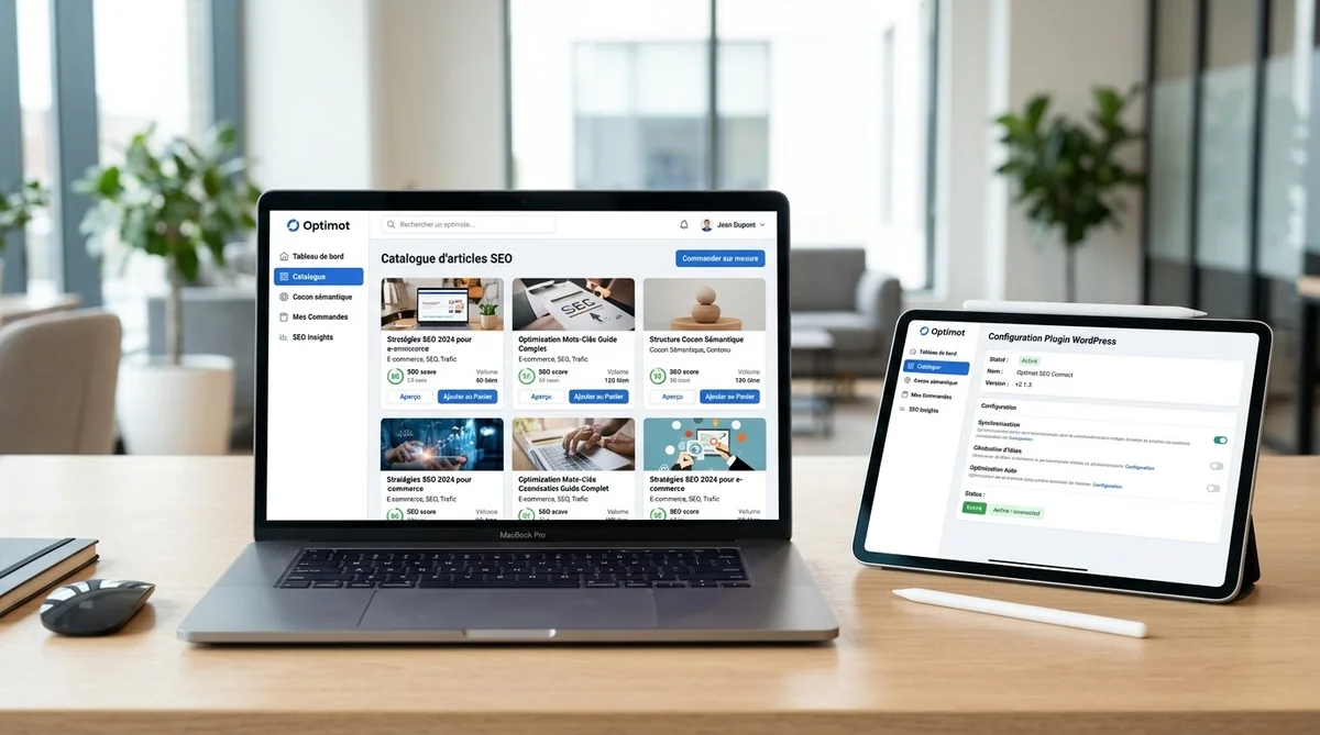 Interface de la plateforme Publirank.io pour acheter des articles SEO clé en main et cocons sémantiques
